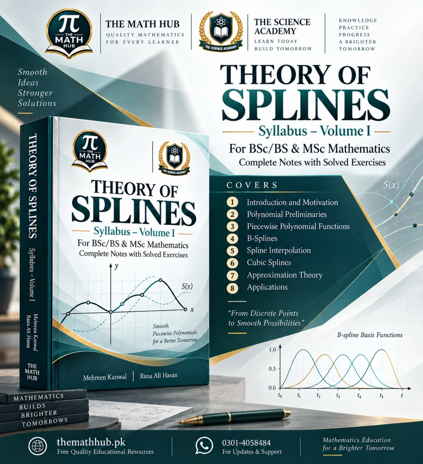 Theory of Splines — Volume I: Foundations, Curve Fitting & Interpolation poster