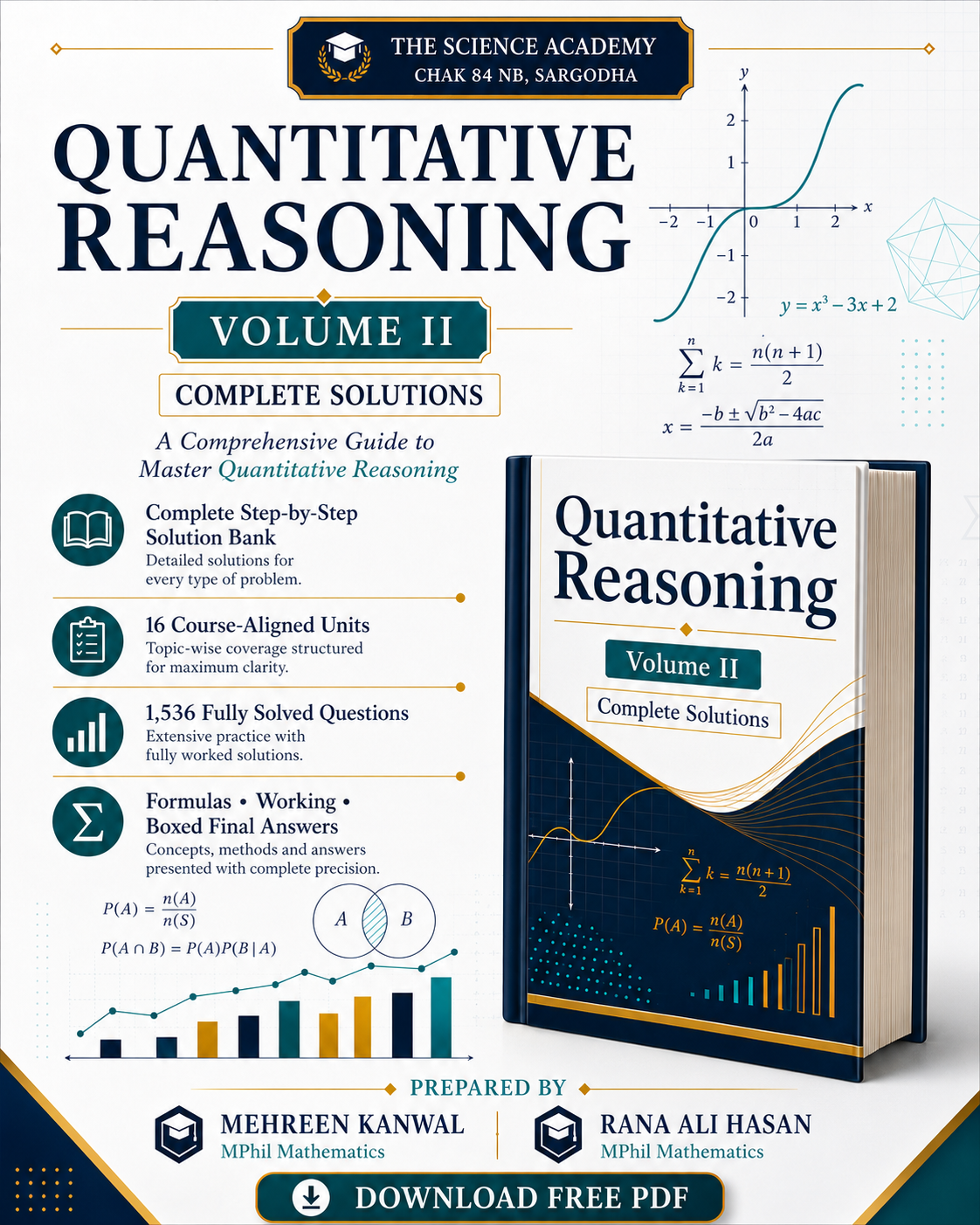 Quantitative Reasoning — Volume II Complete Solutions 2026 poster