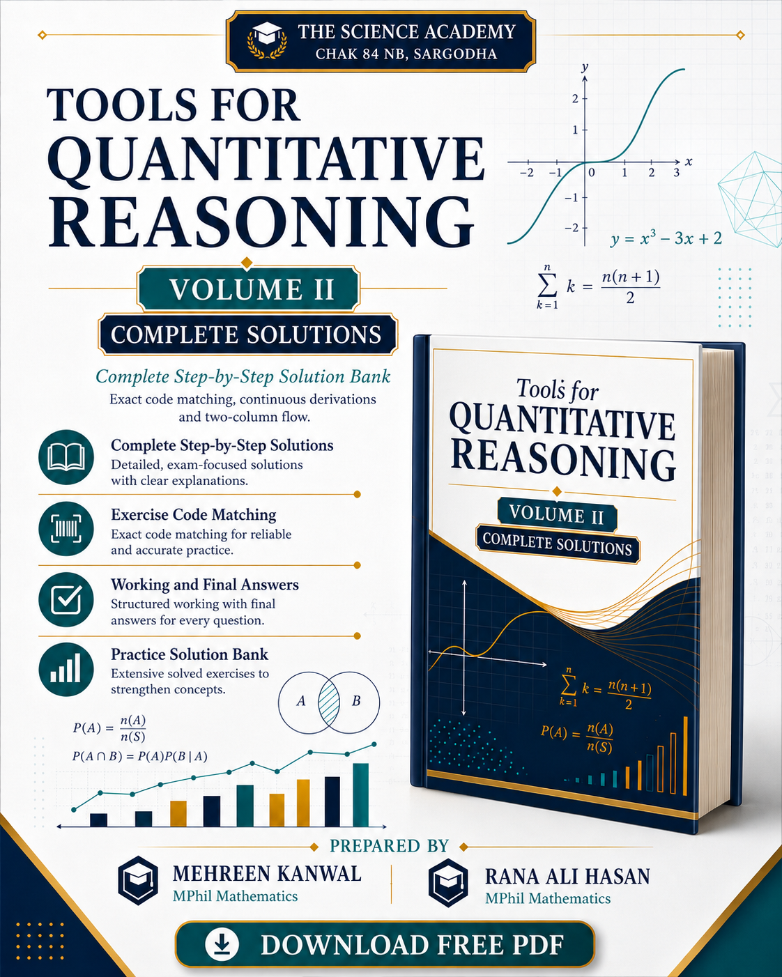 Tools for Quantitative Reasoning Volume II complete solutions poster